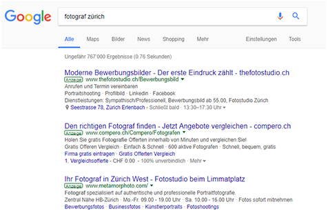 Google Adwords Kamapgnen 